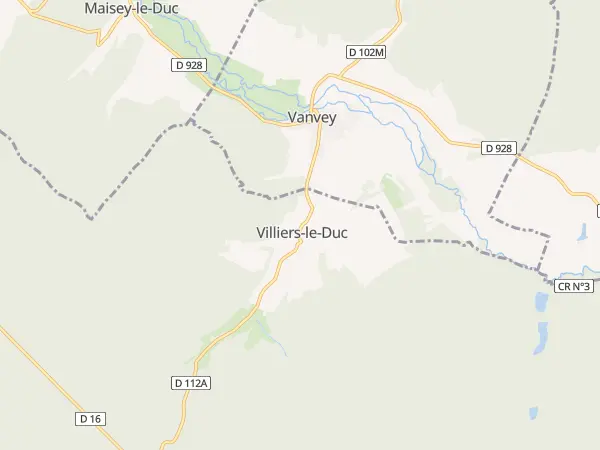 Plan de Villiers-le-Duc