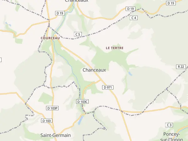 Plan de Chanceaux