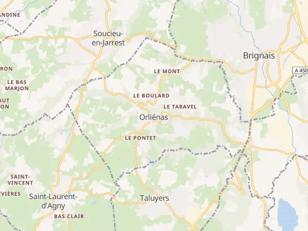 Plan de Orliénas