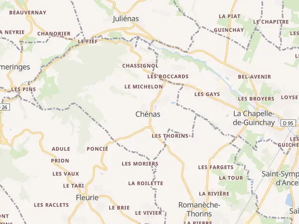 Plan de Chénas
