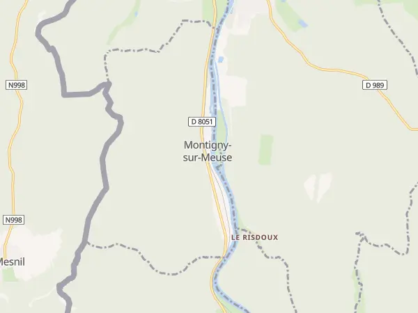 Plan de Montigny-sur-Meuse
