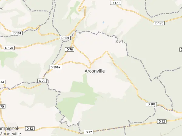Plan de Arconville