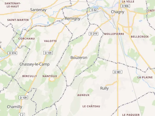 Plan de Bouzeron