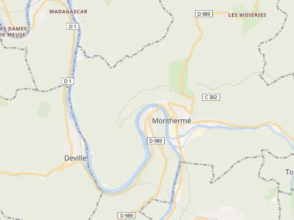 Plan de Monthermé