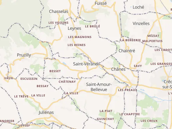 Plan de Saint-Vérand