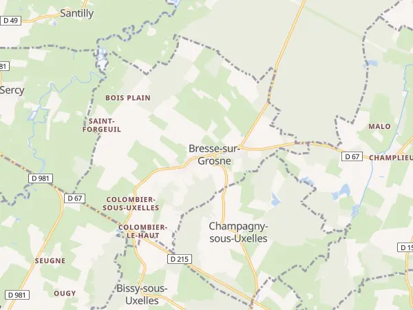 Plan de Bresse-sur-Grosne