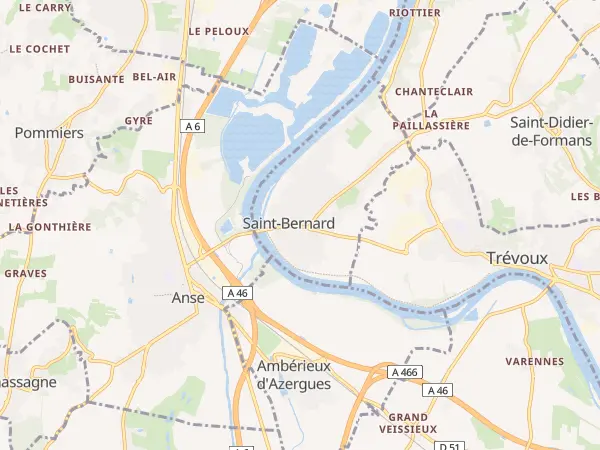 Plan de Saint-Bernard