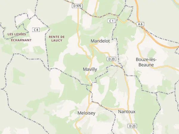 Plan de Mavilly-Mandelot