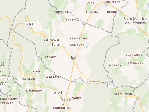 Plan de Igé