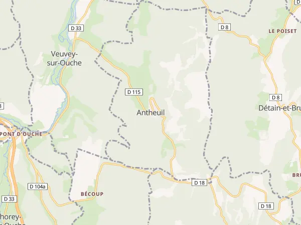 Plan de Antheuil