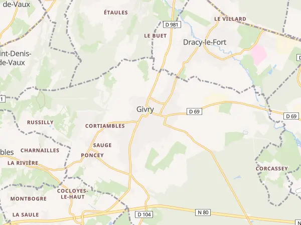 Plan de Givry