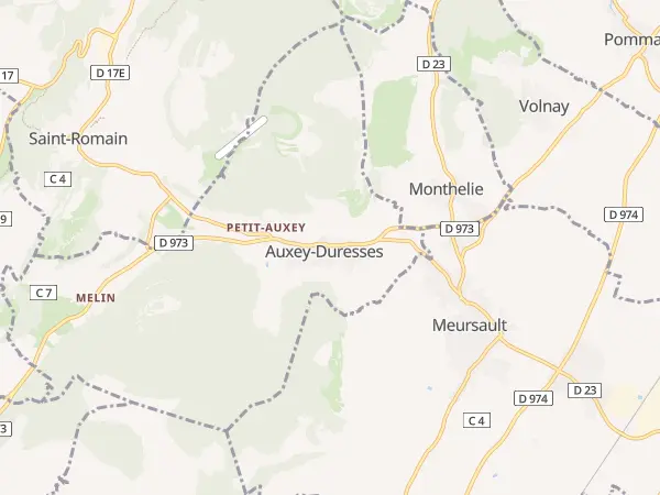 Plan de Auxey-Duresses