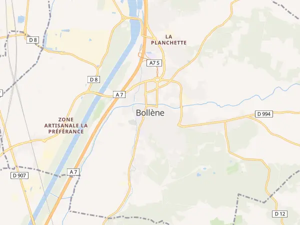 Plan de Bollène