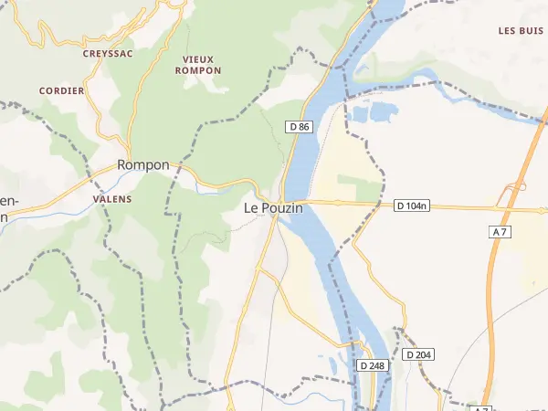 Plan du Pouzin