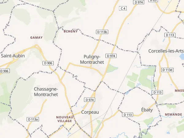 Plan de Puligny-Montrachet