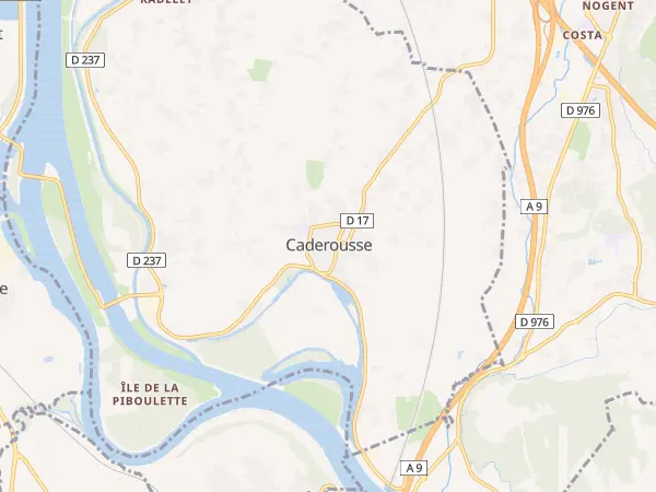 Plan de Caderousse