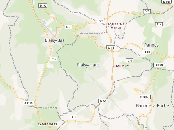 Plan de Blaisy-Haut