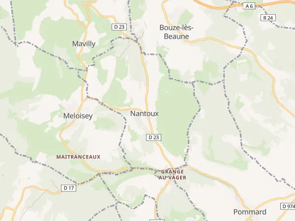 Plan de Nantoux
