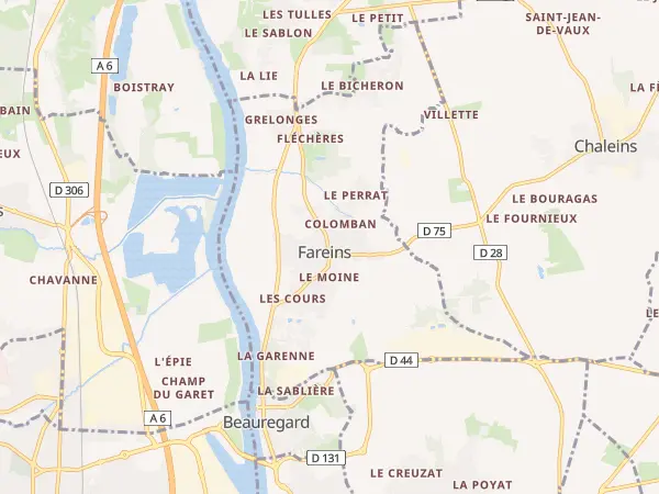 Plan de Fareins