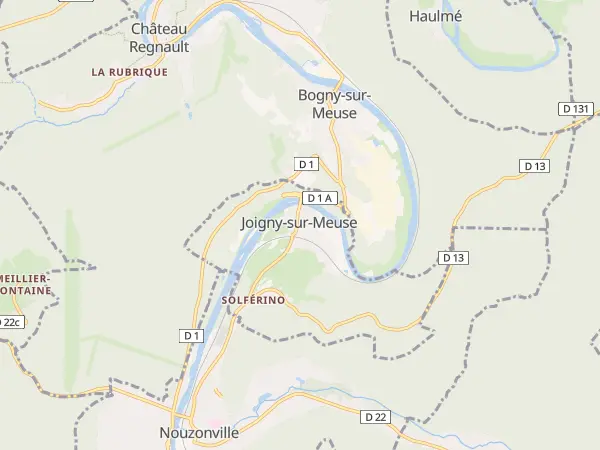 Plan de Joigny-sur-Meuse
