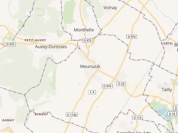 Plan de Meursault