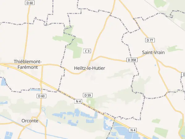 Plan de Heiltz-le-Hutier