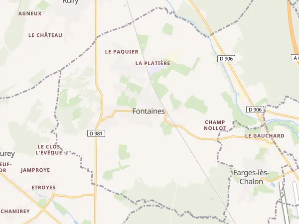Plan de Fontaines