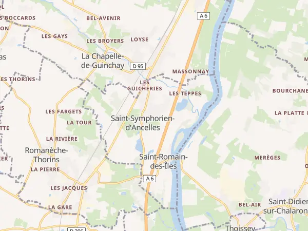Plan de Saint-Symphorien-d’Ancelles