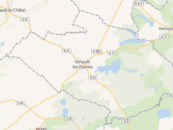 Plan de Vanault-les-Dames