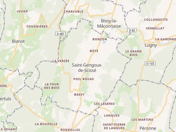 Plan de Saint-Gengoux-de-Scissé
