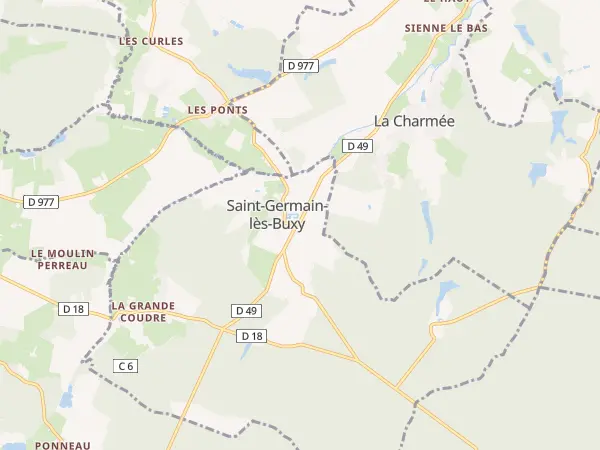 Plan de Saint-Germain-lès-Buxy