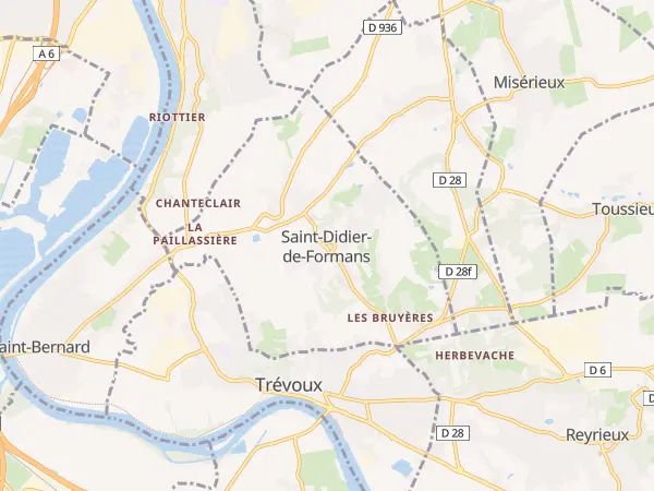 Plan de Saint-Didier-de-Formans