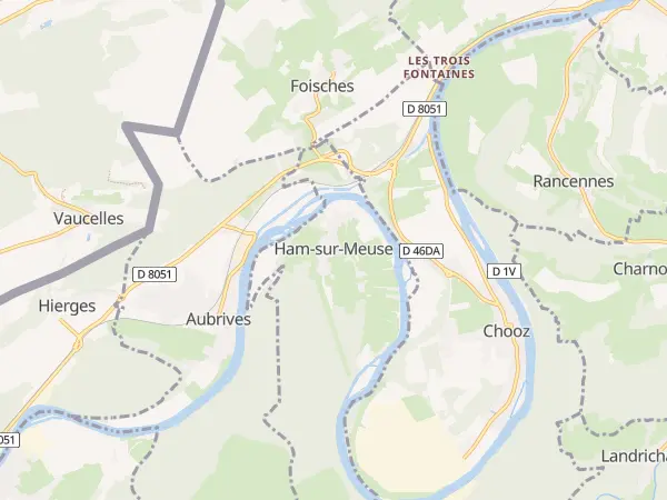 Plan de Ham-sur-Meuse
