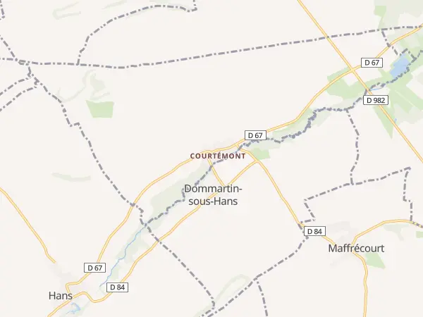 Plan de Courtémont