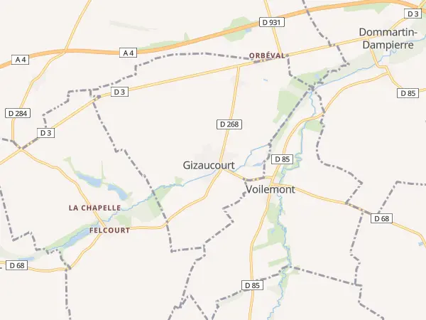 Plan de Gizaucourt