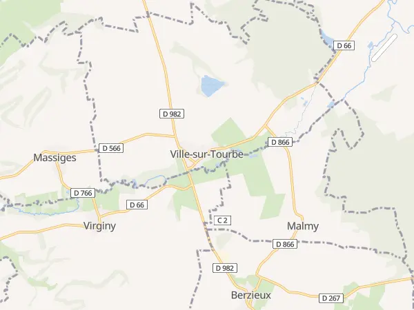 Plan de Ville-sur-Tourbe