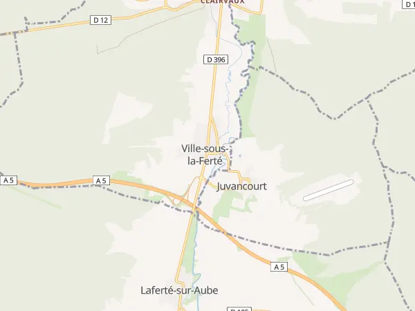 Plan de Ville-sous-la-Ferté