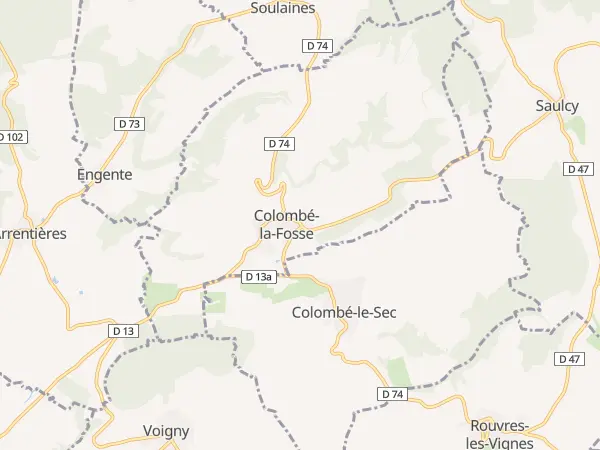 Plan de Colombé-la-Fosse