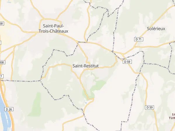 Plan de Saint-Restitut