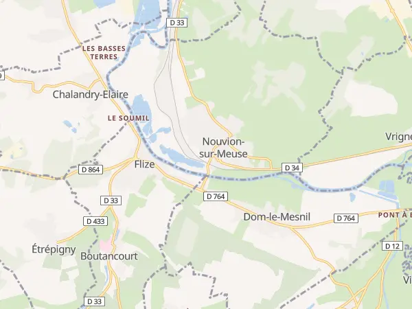 Plan de Nouvion-sur-Meuse