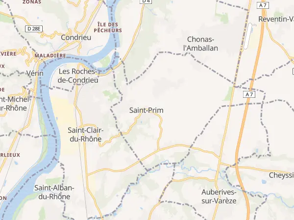 Plan de Saint-Prim