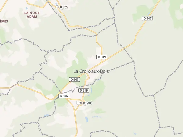 Plan de La Croix-aux-Bois