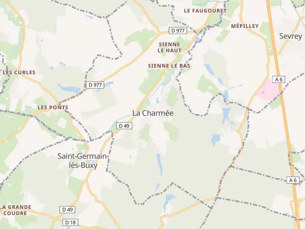 Plan de La Charmée