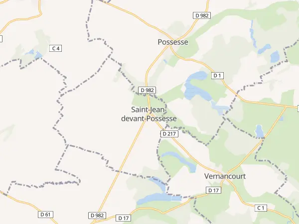 Plan de Saint-Jean-devant-Possesse