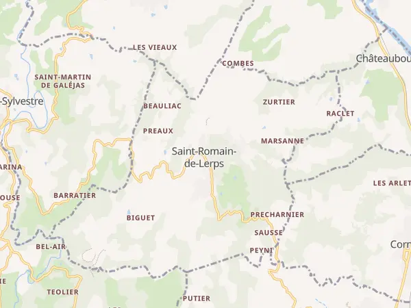 Plan de Saint-Romain-de-Lerps