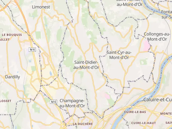 Plan de Saint-Didier-au-Mont-d’Or