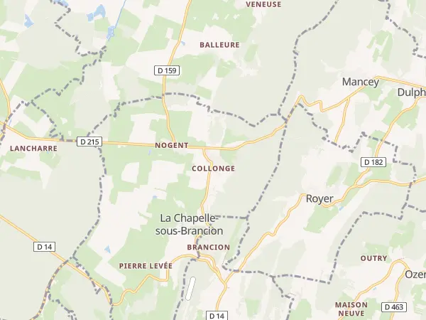 Plan de La Chapelle-sous-Brancion