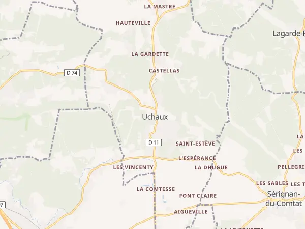 Plan de Uchaux