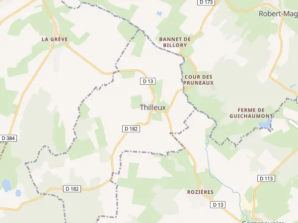 Plan de Thilleux