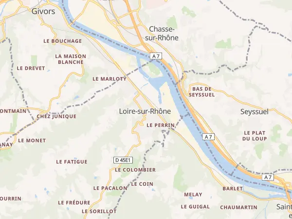 Plan de Loire-sur-Rhône